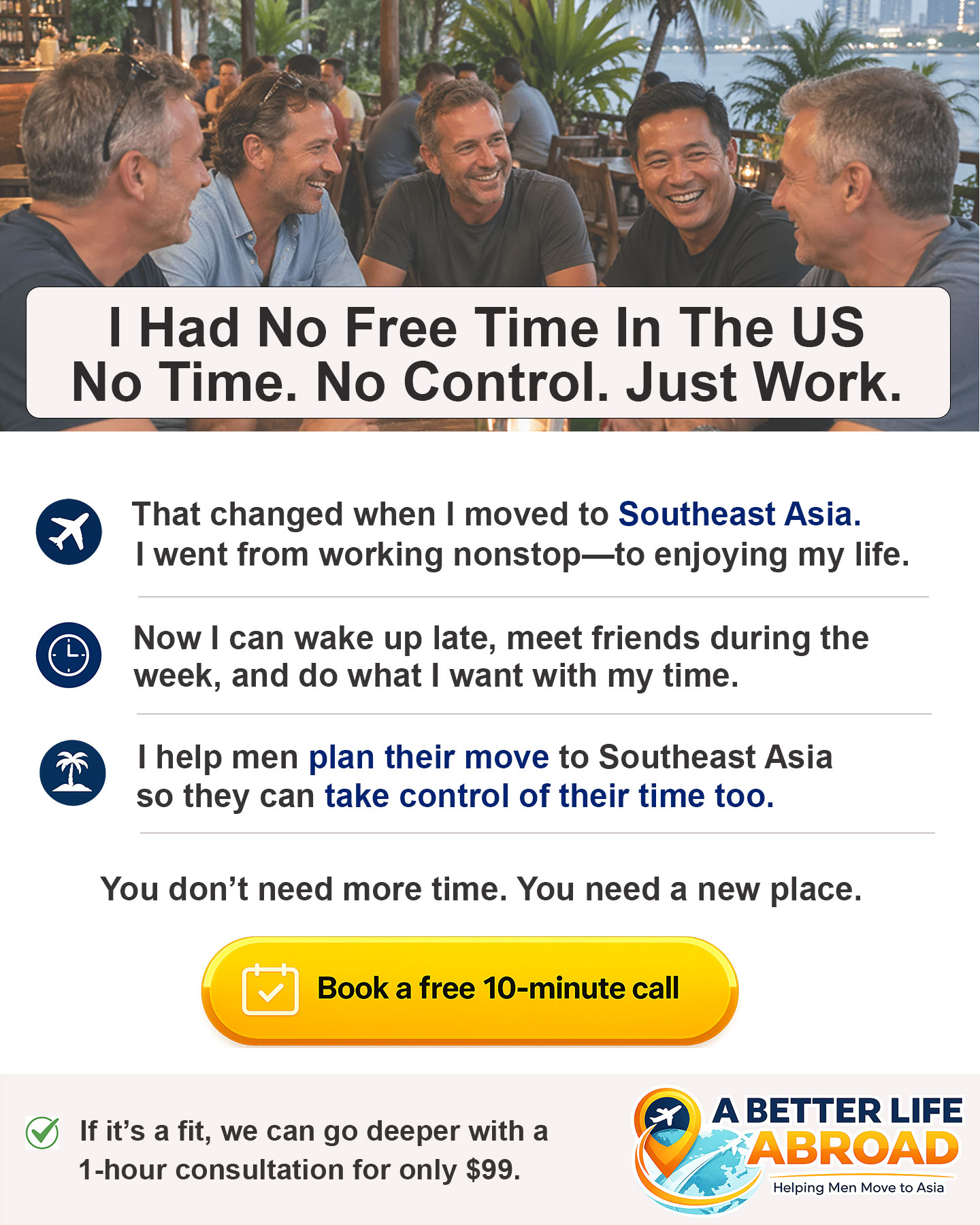 Free time relocation ad