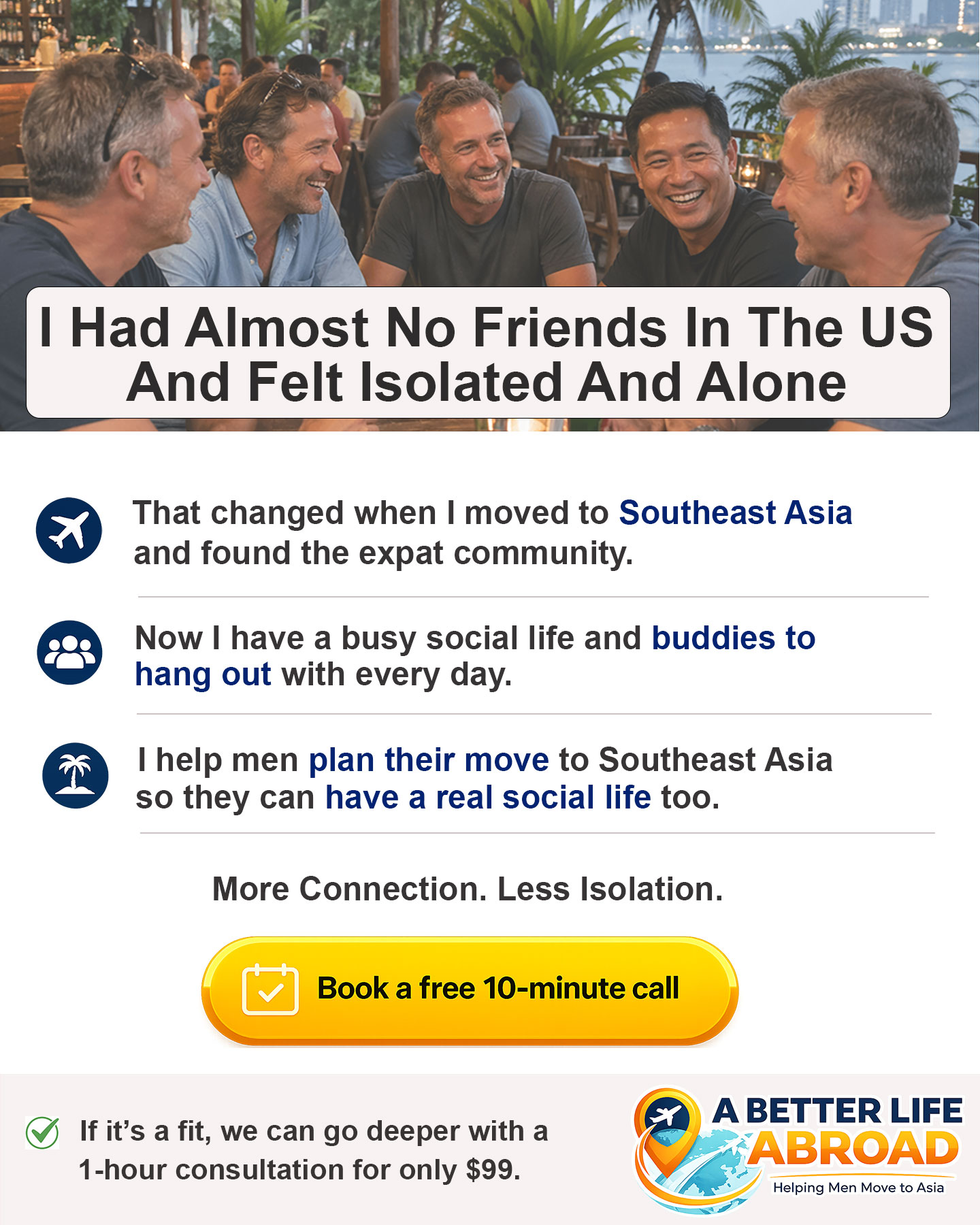 Loneliness relocation ad