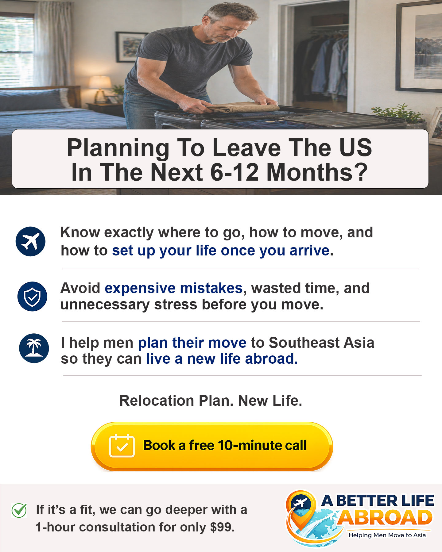 Planning To Leave The US ad