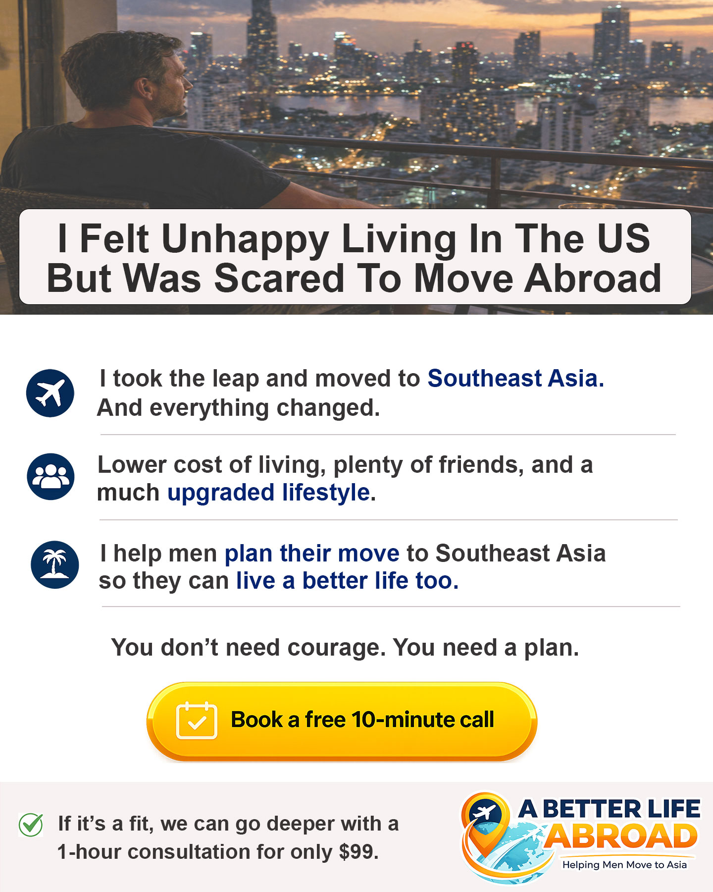 Scared to move abroad ad